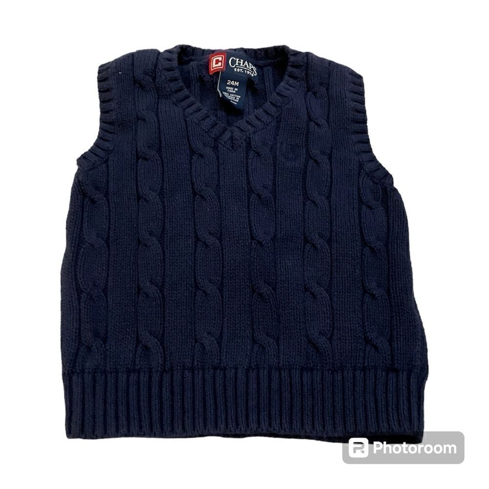🌼🌼Chaps blue sweater 24M Preloved🌼🌼